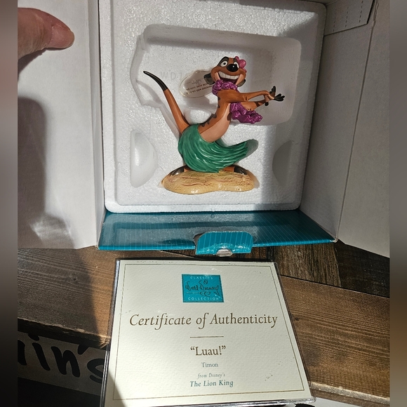 Walt Disney Classic Collection "Luau Timon" Figurine From The 1998 The Lion King - Picture 7 of 11